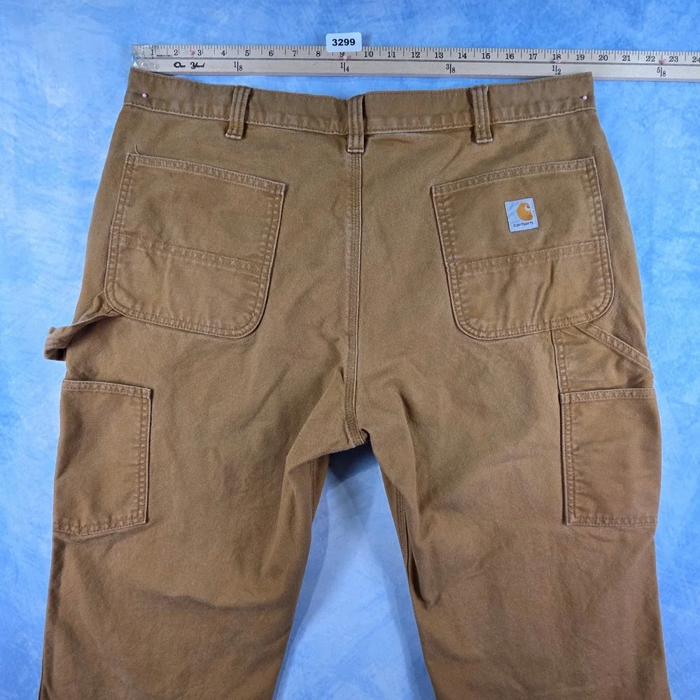 Carhartt Relaxed Fit Duck Canvas Work Pants Mens 40x30 Brown Utility Carpenter